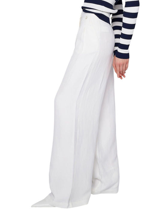 Ale - The Non Usual Casual Femei Tesatura Pantaloni White