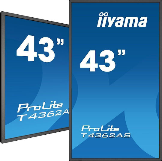 Iiyama 43" 4K UHD LED Commercial Display with Touch Screen