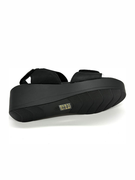 Anatomic Women's Ankle Strap Platforms Black