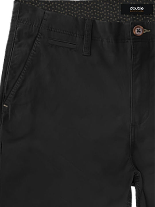 Ανδρικό Παντελόνι Chino Ελαστικό Slim Fit Μαυρο