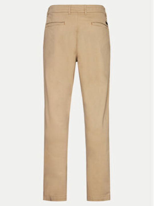 Indicode Men's Trousers Chino in Slim Fit Beige