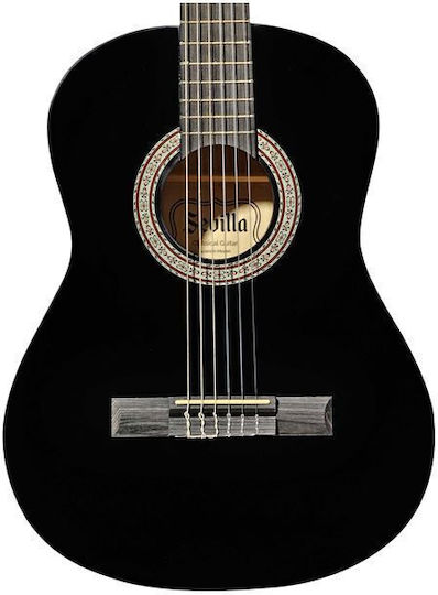 Sevilla Κλασική Κιθάρα 3/4 Παιδική CG-20 II Black
