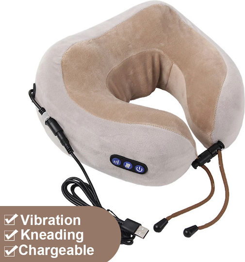 Neck Pillow Massage Heating Zola 3 Functions Usb Charging Ideal Massage Travel