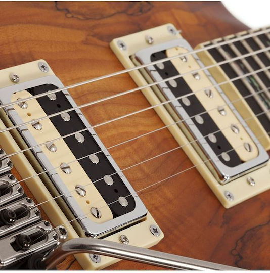 Schecter C-1 Ηλεκτρική Κιθάρα ST Style με HH Διάταξη Μαγνητών Satin Natural Vintage Burst