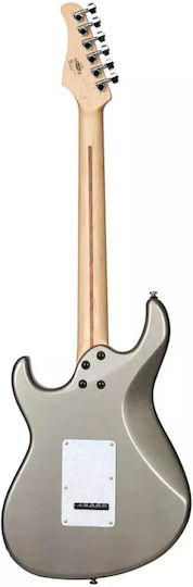 Cort G-250 Електрическа Китара Stratocaster с HSS Конфигурация на Пикапите Silver Metallic