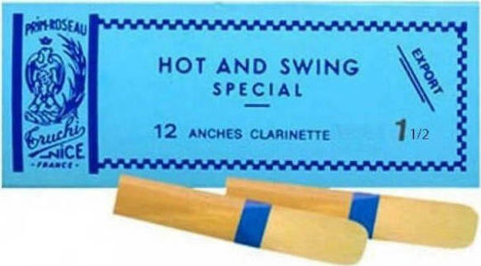 Rigotti Hot & Swing Clarinet Reeds No.1.5 (box of 12 Pieces) Reeds