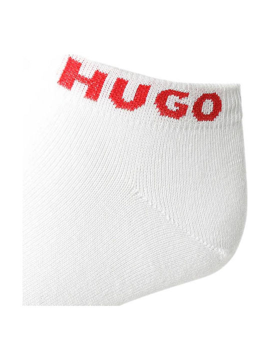 Hugo Ανδρικές Κάλτσες Λευκές 3Pack