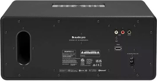 Audio Pro Pro D-2 Difuzor activ 2 Nr. de șoferi cu Wi-Fi și Bluetooth 100W (Bucată) Negru