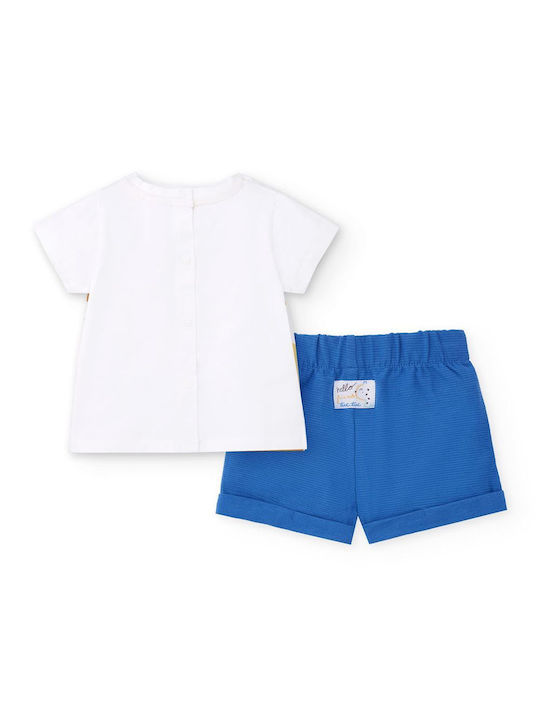 Tuc Tuc Kids Set with Shorts Summer 2pcs White