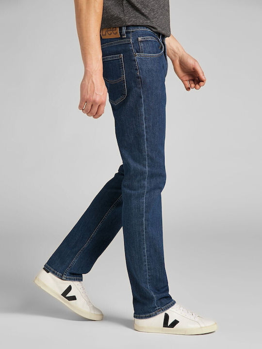 Brooklyn Pantaloni De Blugi Pentru Bărbați Elastici Cu Croială Regular Straight Albastru