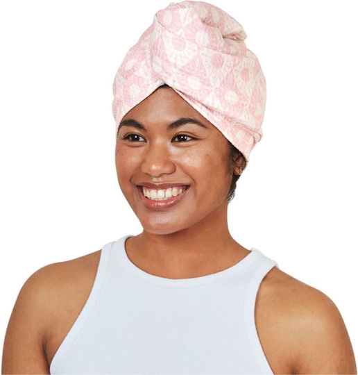 Dock & Bay Pink Microfiber Hair Towel 26x63cm
