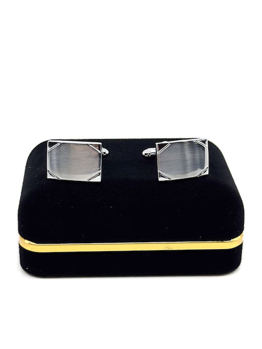 Legend Accessories Мансети от Silver в Сребрист Цвят