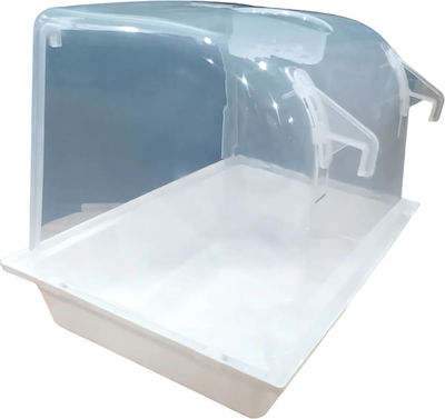 Plastic Bird Cage Bathtub 24x18cm