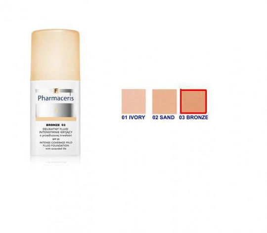 Pharmaceris Crema protectie solara Loțiune SPF50 01 Ivory 30ml