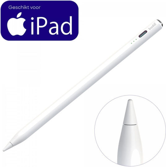 Buddi Wave Стилус Пен с Palm Rejection за iPad в Бял цвят 119737