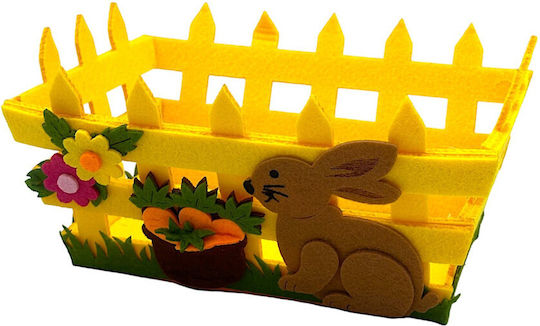 Osterkorb Osterkorb mit Hasengehege Hase Fhj-113-040 Gelb