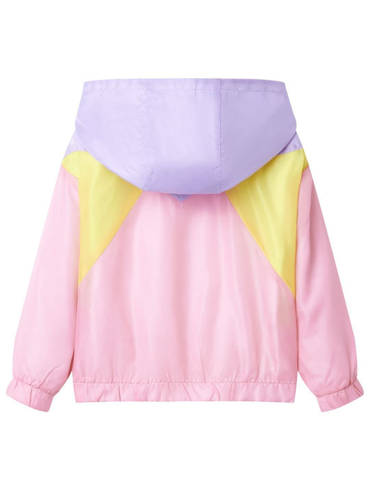 vidaXL Kids Sweatshirt Cardigan with Hood Colorful