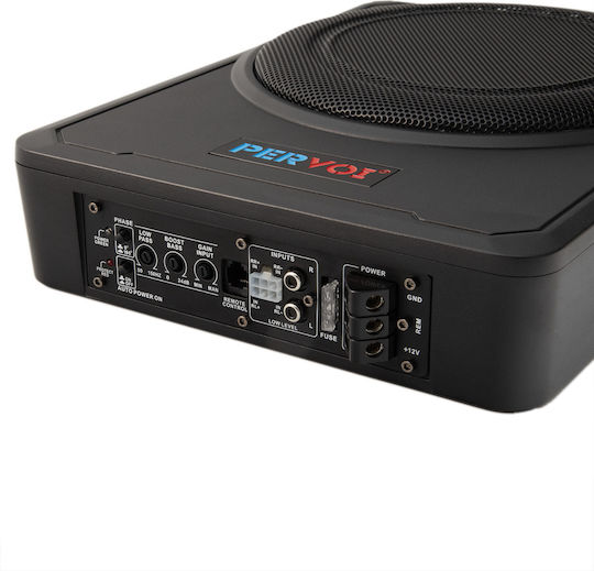 PerVoi Αυτοενισχυόμενο Subwoofer Αυτοκινήτου 10" 800W RMS