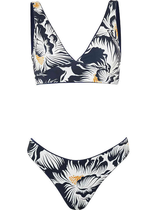 Set Bikini Τριγωνάκι French Navy