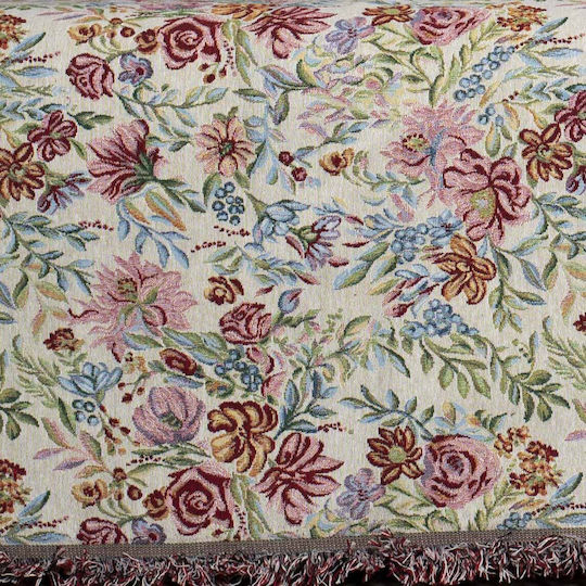 Cotone Dora Sesselüberwurf 170x170cm Lila