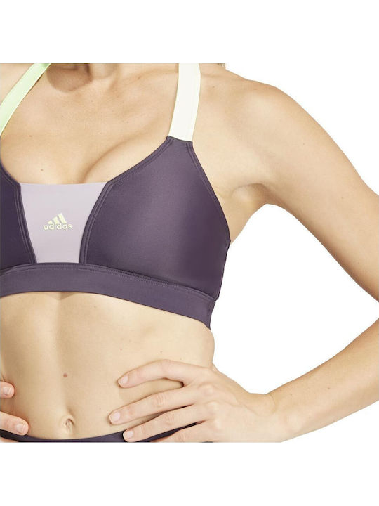 Sportswear Colorblock Set Bikini Μπουστάκι Ψηλόμεσο Μωβ