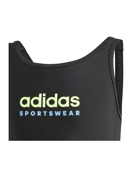 adidas Παιδικό Μαγιό Ολόσωμο Μαύρο