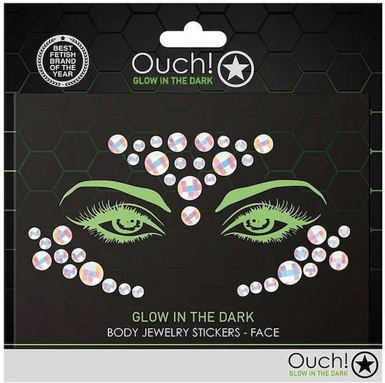 Διακοσμητικά Προσώπου Glow In Dark Body Jewelry Stickers Face No.1