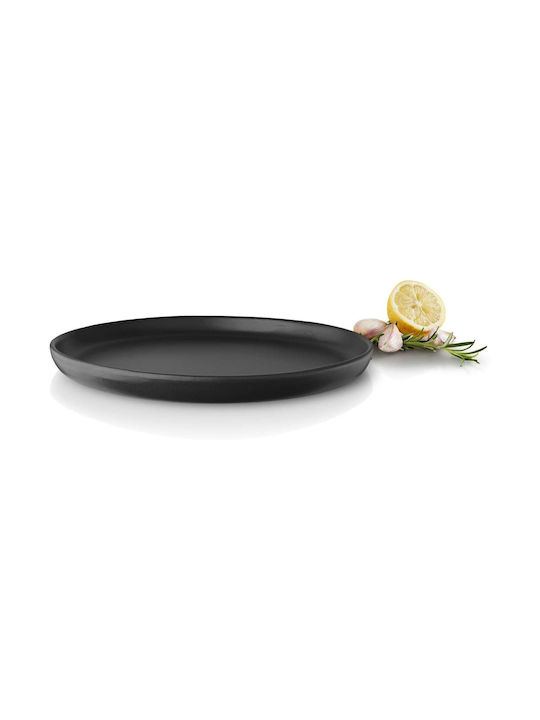 Eva Solo Teller Untiefe Keramik Schwarz mit Durchmesser 25cm