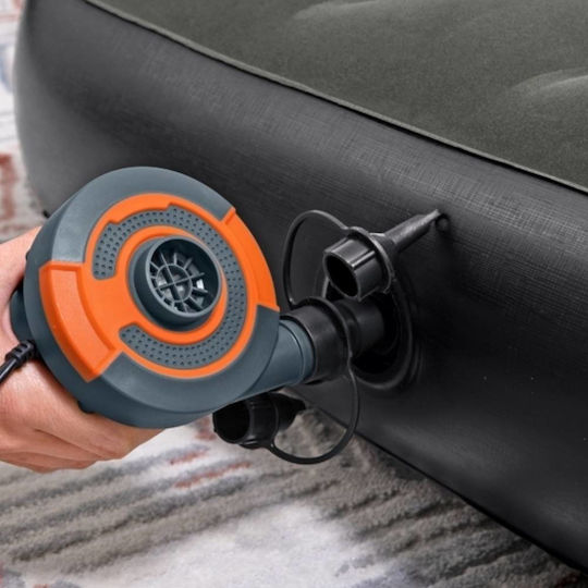 Bestway Aufblasbare Schlafmatratze Einzel mit Integrierter Pumpe 188x99x25εκ. Schwarz