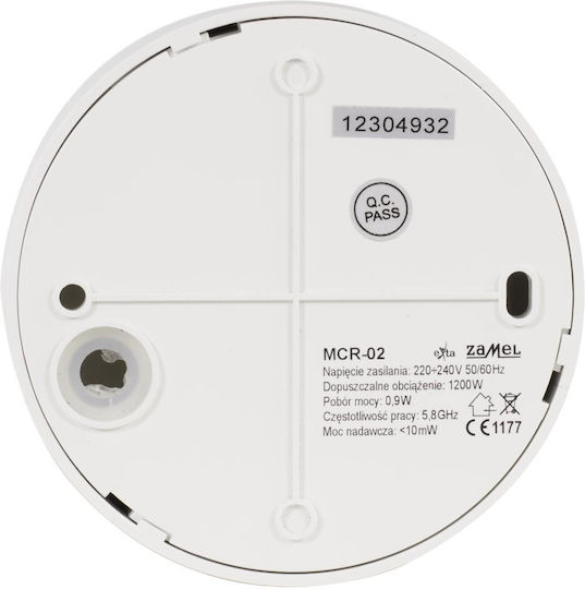 Zamel Wired Microwave Motion Sensor 360°