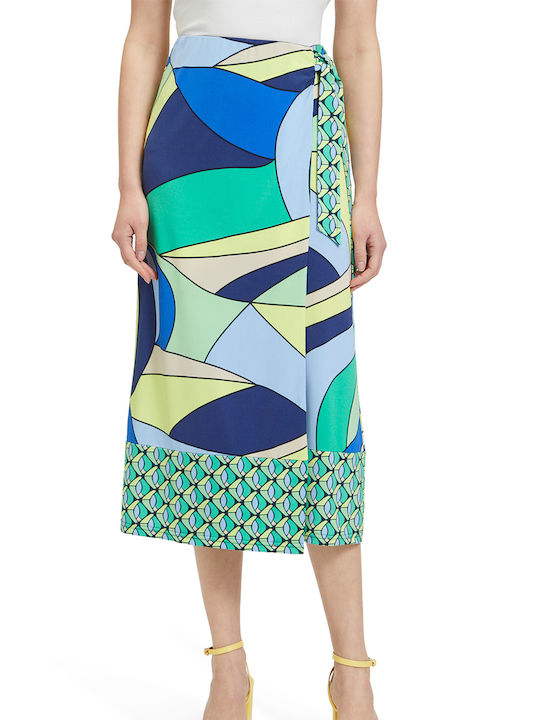 Betty Barclay High Waist Midi Envelope Skirt