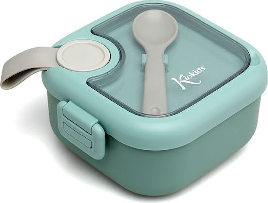 Kinder-Essensbehälter mit Löffel 750ml Mint Kiokids 3896