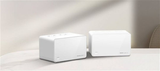Mercusys Halo H90X Rețea WiFi Mesh Punct de acces Wi-Fi 6 Banda Duală (2.4 și 5GHz) în Kit dublu