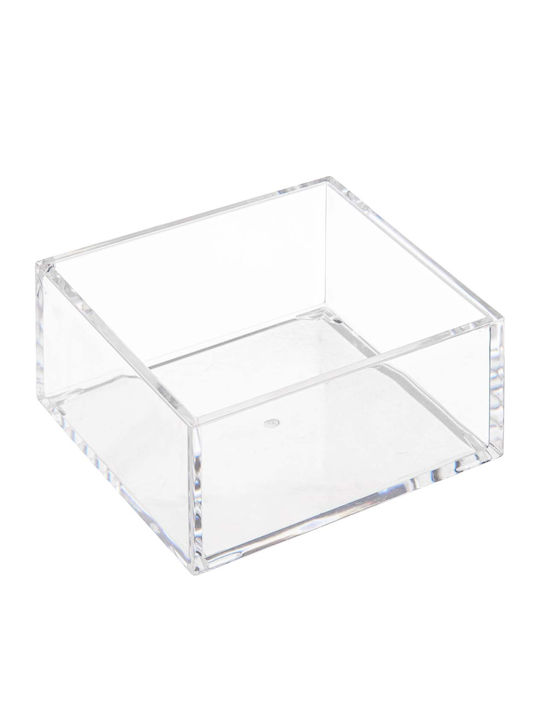 5Five Cosmetics Storage & Organization Base with Dividers Transparent 3 Pieces 25.6x9.5x4.6cm