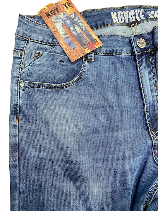 Men's Jeans Pants with Relaxed Fit Wash