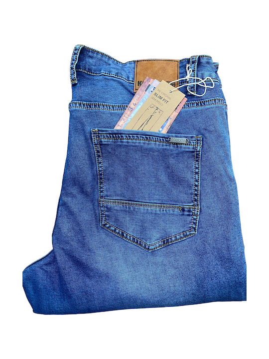 Men's Jeans Pants with Relaxed Fit Wash