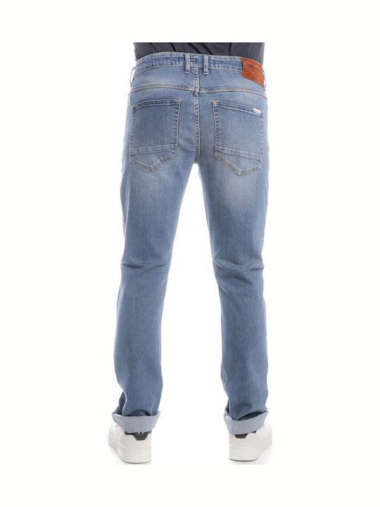Zack L Men's Jeans Pants with Regular Fit Blue