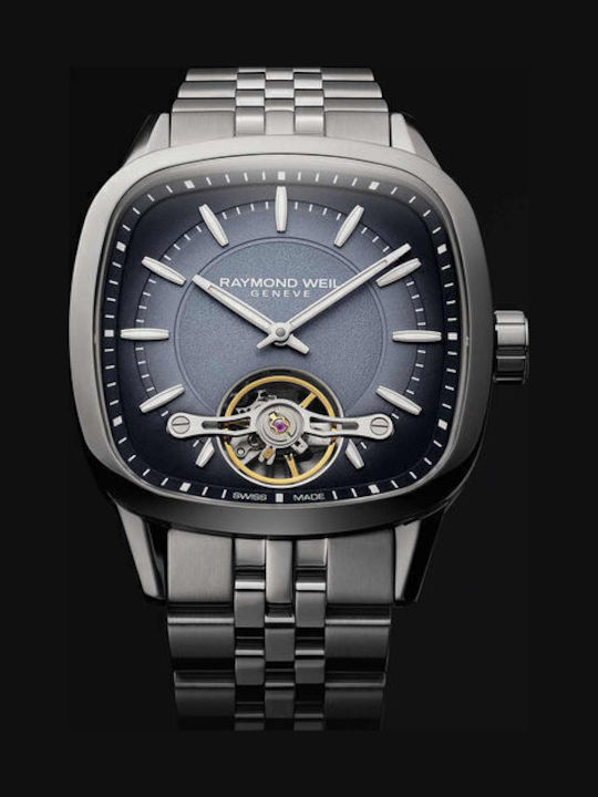 Часовник Raymond 2790-st-50051 Raymond Weil Freelancer Автоматичен Сребърен Метална Гривна От Неръждаема Стомана Мъжки Часовник Raymond 2790-st-50051 Raymond Weil Freelancer Автоматичен Сребърен Метална Гривна От Неръждаема Стомана Мъжки