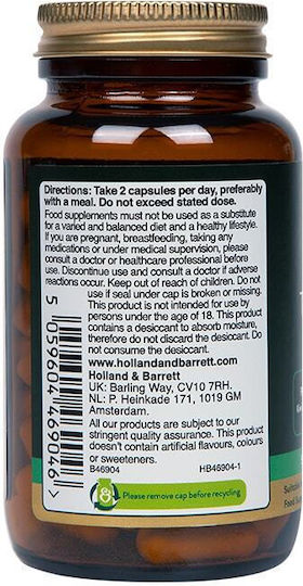 Holland & Barrett Triple Action Biotic 50 Billion Συμπλήρωμα με Προβιοτικά 60 κάψουλες