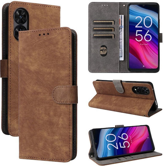 Brush Magnetic Wallet Καφέ (TCL 505)