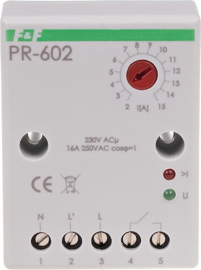 F&F Ρελέ Ράγας Ισχύος 16A με Τάση 230V