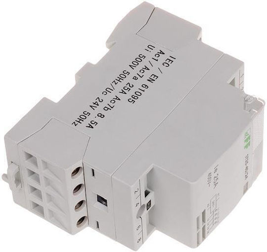 F&F Ρελέ Ράγας Ισχύος 25A με Τάση 24V