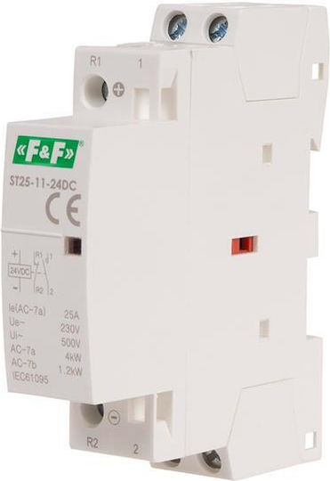 F&F Phase Relays Strom 25A with Voltage 24V