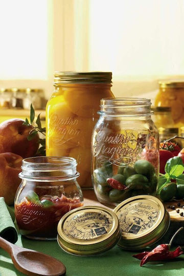 Bormioli Rocco Quatro Stagioni General Use Jar with Lid Glass Transparent 1500ml