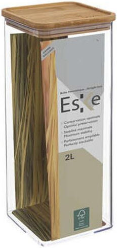 Eske Pasta Vase with Airtight Plastic Transparent Lid 2000ml