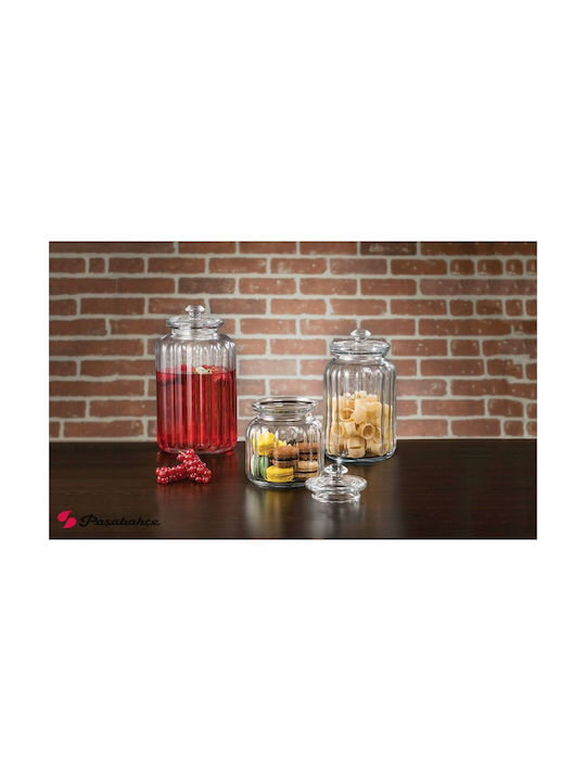 Espiel Set 1pcs Jars General Use with Lid Glass