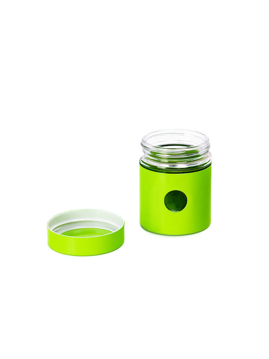 Muhler Vase for Sugar / Coffee / Tea with Lid Glass Green 300ml