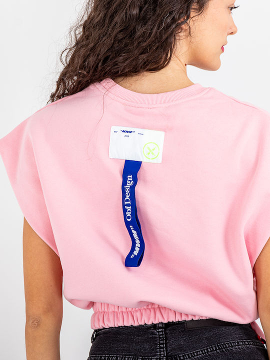 Damen Bluse Baumwolle Pink