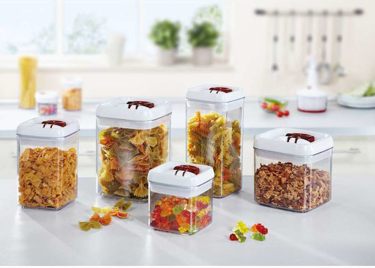 Leifheit Fresh & Easy General Use Box with Airtight Lid Plastic Transparent 1600ml