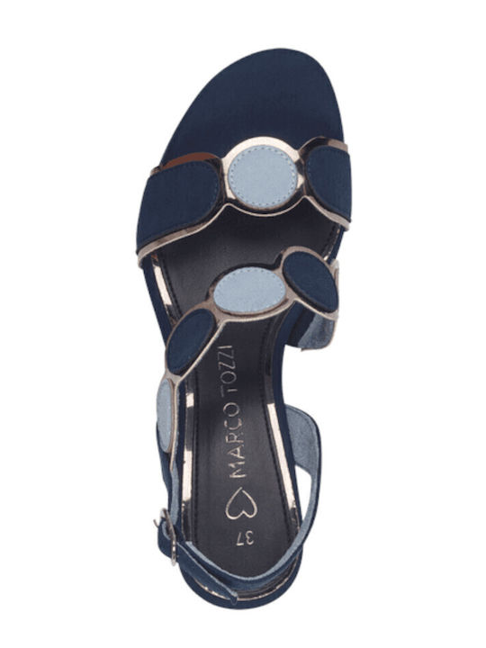 Fabric Sandals Blue